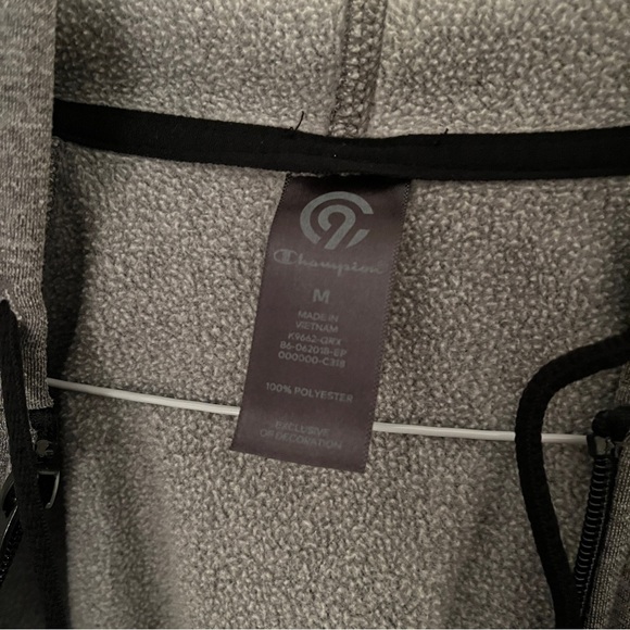 Champion Gray Zip Up Jacket - Picture 2 of 2